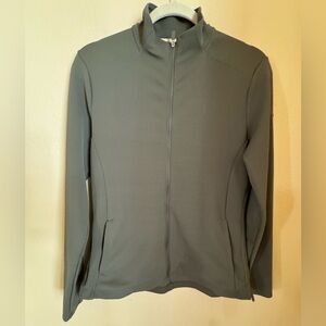 Nike Dri Fit Standard Fit Yoga Jacket Army Green Small EUC